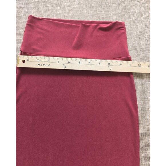 Women Thick Knit Pencil Skirt Knee Length Stretch Elastic High Waist - Picture 6 of 13